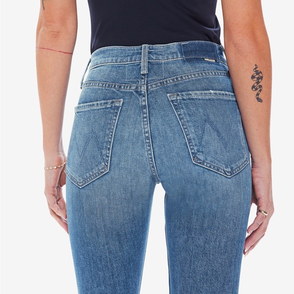 NWT Mother The Tomcat Crop. Wash Kneeling on Stones - Picture 4 of 5